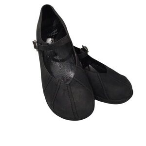 Dansko Black Mary Jane Flats Comfortable Shoes 39